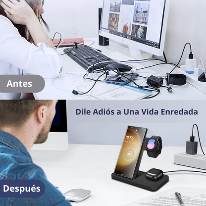 ChargePro Station 3-in-1: Practicidad y Elegancia en un Solo Dispositivo